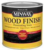 MINWAX Minwax 227644444 Wood Stain, True Black, Liquid, 0.5 pt, Can PAINT MINWAX