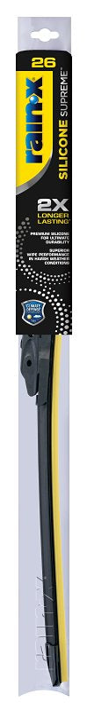 RAIN-X Rain-X Silicone Supreme 830526 Wiper Blade, Beam Blade, 26 in L Blade, Silicone Rubber AUTOMOTIVE RAIN-X