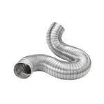 LAMBRO Lambro 308 Flexible Semi-Rigid Duct, 7 in, 8 ft L, Aluminum PLUMBING, HEATING & VENTILATION LAMBRO