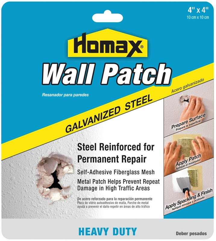 HOMAX Homax 5504 Wall Patch, 4 x 4 in Dimensions BUILDING MATERIALS HOMAX