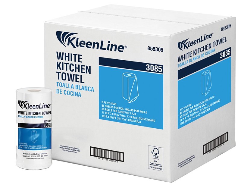 NORTH AMERICAN PAPER North American Paper 893299 Towel, 11 in L, 8.88 in W, 1-Ply