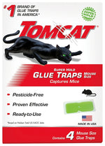 TOMCAT Tomcat 0362710 Mouse Glue Trap, 4/PK LAWN & GARDEN TOMCAT
