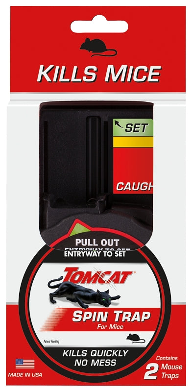 TOMCAT Tomcat 0362110 Mouse Trap, Mechanical, Plastic, 2/PK LAWN & GARDEN TOMCAT