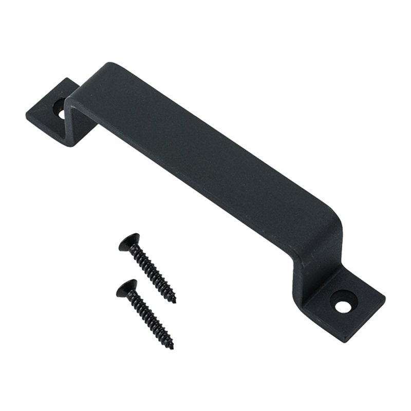 RENIN Renin Cairns Series BD450-MB Barn Door Handle, 163 mm H Handle, Matte Black HARDWARE & FARM SUPPLIES RENIN