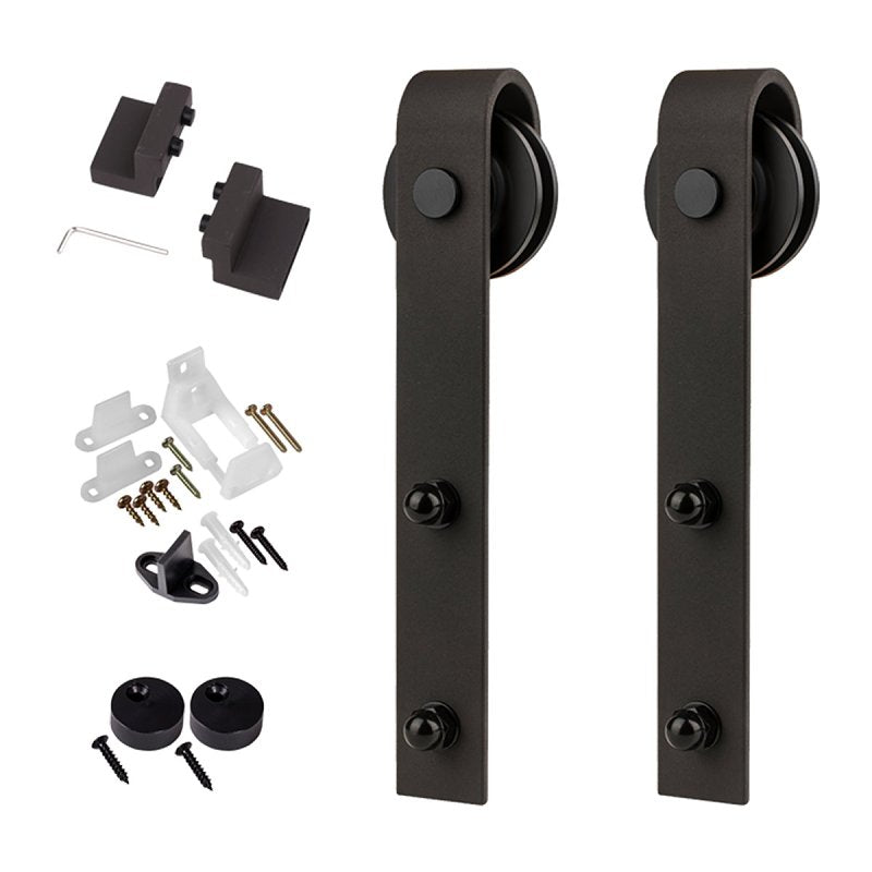 RENIN Renin Spectrum Series BD400-102-MB Add-A-Door Barn Door Kit, Matte Black, Includes: 1-3/8 in Mounting Bolts HARDWARE & FARM SUPPLIES RENIN