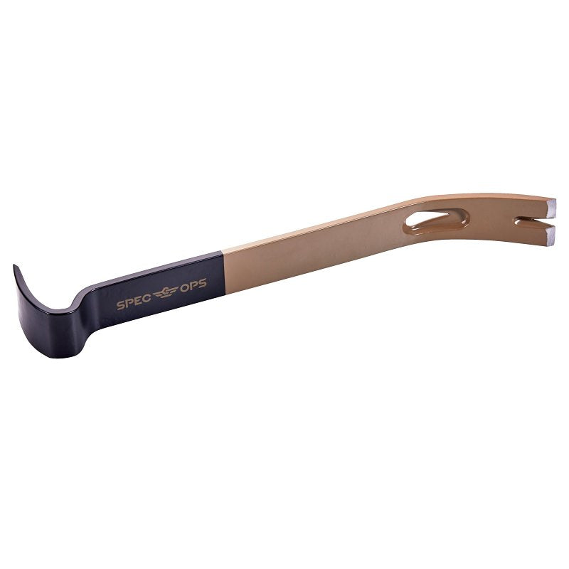AMAX INC Spec Ops SPEC-D15BAR Flat Pry Bar, 15 in L, Precession Honed Tip, HCS, Black/Flat Dark Earth