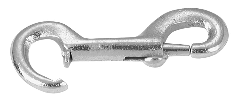 CAMPBELL CHAIN Campbell T7606011 Rigid Eye Bolt Snap, 3/8 in, 60 lb Working Load, Malleable Iron/Steel, Zinc