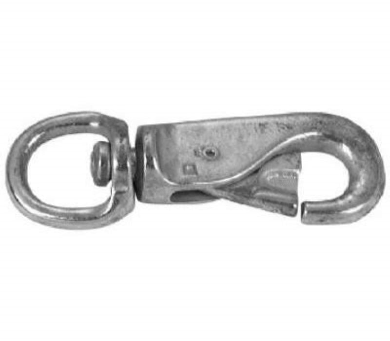 CAMPBELL CHAIN Campbell T7607401 Swiveling Animal Tie Snap, 7/8 in, 300 lb Working Load, Malleable Iron/Steel, Zinc