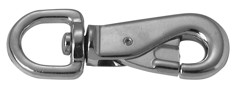 CAMPBELL CHAIN Campbell T7616302 Swiveling Animal Tie Snap, 7/8 in, 150 lb Working Load, Zinc, Nickel HARDWARE & FARM SUPPLIES CAMPBELL CHAIN