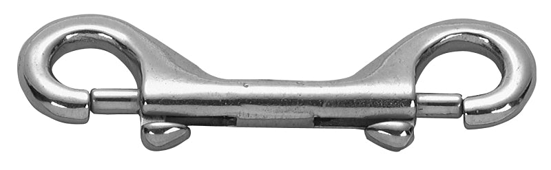CAMPBELL CHAIN Campbell T7631204 Double-Ended Bolt Snap, 130 lb Working Load, Stainless Steel