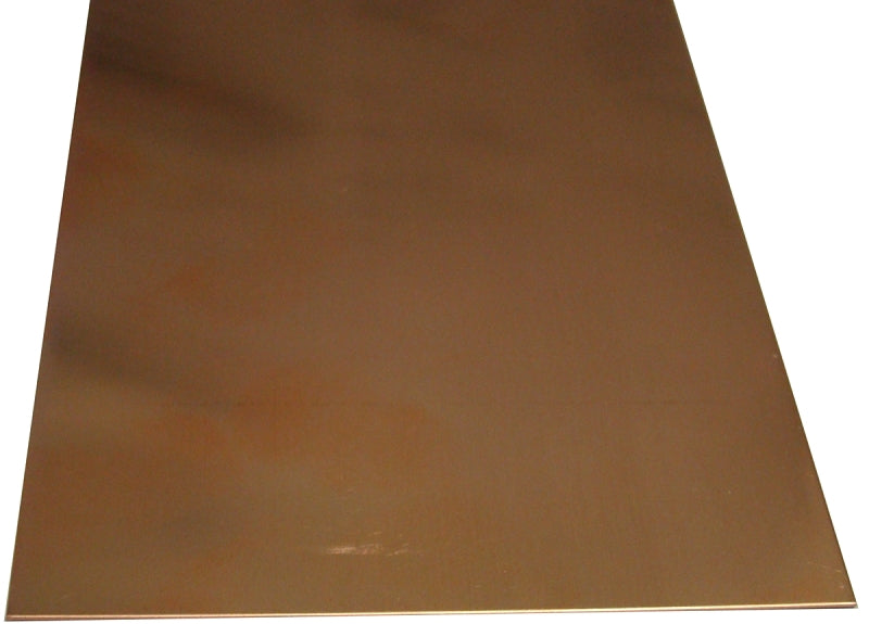 K & S ENGINEERING K & S 259 Decorative Sheet, 22 ga Thick Material, 4 in W, 10 in L, Copper HARDWARE & FARM SUPPLIES K & S ENGINEERING