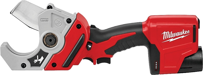 MILWAUKEE Milwaukee 2470-21 Plastic Pipe Shear Kit, Battery Included, 12 V, 1.5 Ah, 2 in Cutting Capacity, Switch Control