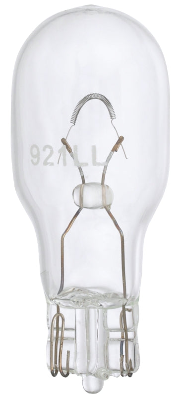 EIKO Peak 921LL-BPP Miniature Automotive Bulb, 12.8 V, 18 W, Incandescent Lamp, Wedge, Clear AUTOMOTIVE EIKO