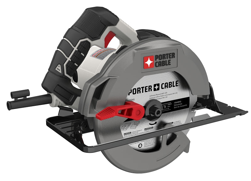 PORTER-CABLE Porter-Cable PCE300 Electric Circular Saw, 15 A, 7-1/4 in Dia Blade, 5/8 in Arbor, 45 deg Bevel TOOLS PORTER-CABLE