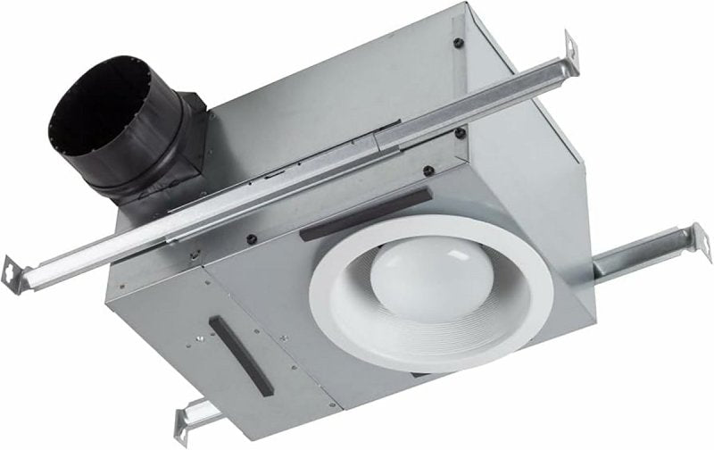 BROAN MFG Broan 744 Bath Fan with Light, 1.2 A, 120 V, 70 cfm Air, 1.5 sones, LED Lamp, 4 in Duct PLUMBING, HEATING & VENTILATION BROAN MFG