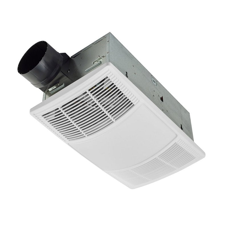 BROAN MFG Broan PowerHeat Series BHFLED80 Heater Exhaust Fan, 12 A, 120 V, 80 cfm Air, 1.5 sones, LED Lamp, Infrared/Radiant PLUMBING, HEATING & VENTILATION BROAN MFG