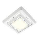 BROAN MFG Broan FG600 Exhaust Fan Grille with LED Light, 10-1/4 in L, 9-3/4 in W, Bright White PLUMBING, HEATING & VENTILATION BROAN MFG
