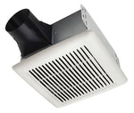 BROAN MFG Broan InVent AE110 Bathroom Exhaust Fan, 9-1/4 in L, 10 in W, 0.3 A, 120 V, 1-Speed, 110 cfm Air