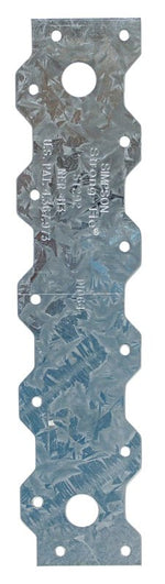 SIMPSON STRONG-TIE Simpson Strong-Tie ST Series ST292 Strap Tie, 9-5/16 in L x 2-1/16 in W Dimensions, 20 ga, Steel, Galvanized/Zinc, 1/PK