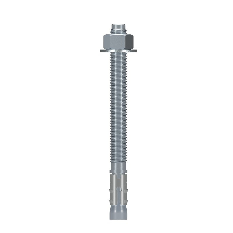 SIMPSON STRONG-TIE Simpson Strong-Tie Strong-Bolt 2 STB2-62700P1 Wedge Anchor, 5/8 in Dia, 7 in OAL, Carbon Steel, Zinc