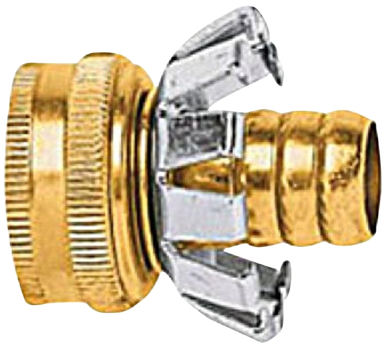 GILMOUR MFG Gilmour C34F Hose Repair Coupler, 3/4 in, Female, Brass