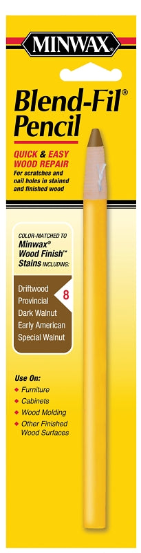 MINWAX Minwax 110086666 Wood Filler Pencil, Solid, Driftwood