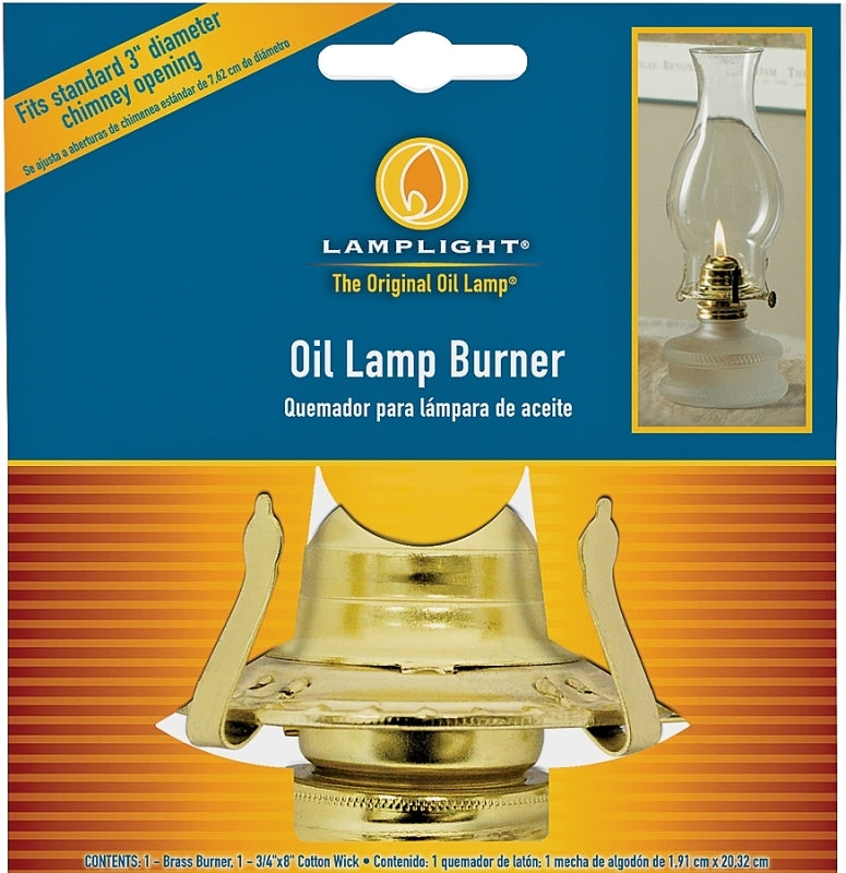 LAMPLIGHT Lamplight 31507 Oil Lamp Burner, Steel ELECTRICAL LAMPLIGHT   