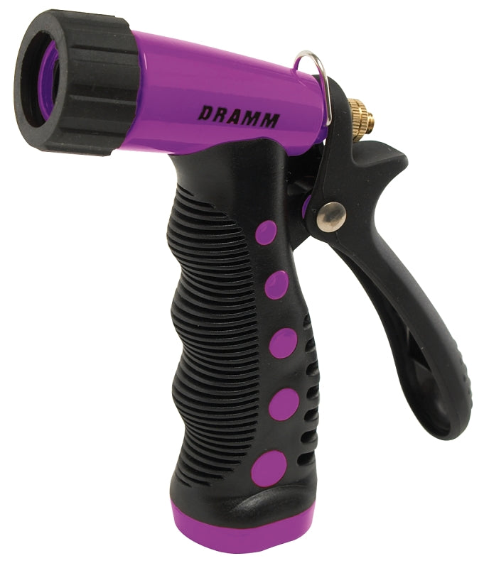 DRAMM Dramm 60-12726 Heavy-Duty Variable Spray Pistol Nozzle, Metal, Berry