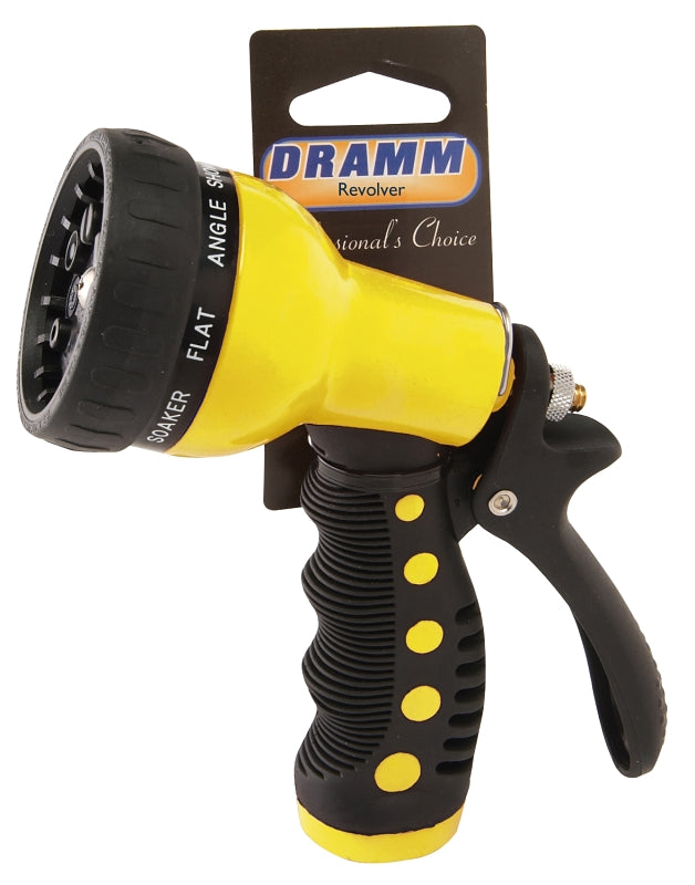 DRAMM Dramm DR-22703 Revolver Aqua Gun, Nylon/Zinc, Yellow LAWN & GARDEN DRAMM
