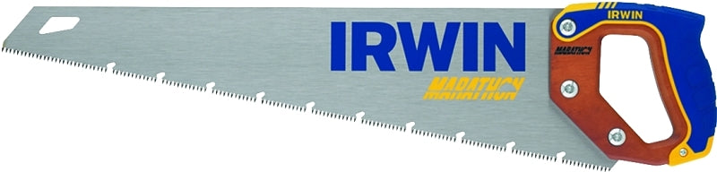 IRWIN Irwin 2011204 Coarse Cut Saw, 20 in L Blade, 9 TPI, Steel Blade, Cushion Grip Handle, Hardwood/Rubber Handle