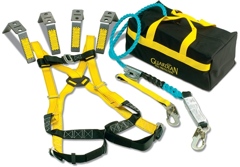 QUALCRAFT INDUSTRIES Qualcraft 00725 Sack of Safety Kit, Includes: 25 ft Vertical Lifeline Assembly with Shock Absorber AUTOMOTIVE QUALCRAFT INDUSTRIES