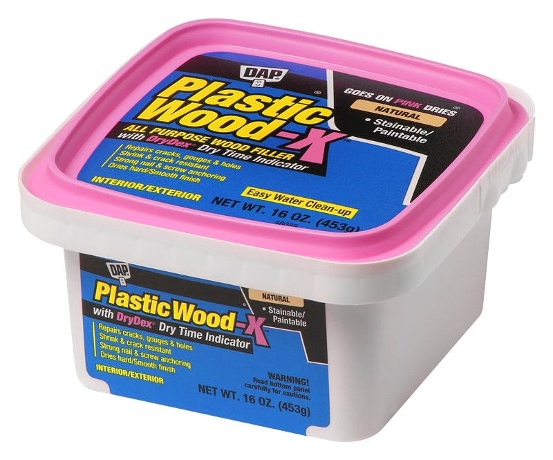 DAP DAP 7079800542 Plastic Wood-X Repair Kit, Paste, Slight, Natural, 16 oz PAINT DAP