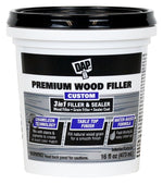 DAP DAP 7079800550 Premium Wood Filler, Paste, Slight, Off-White, 16 oz PAINT DAP
