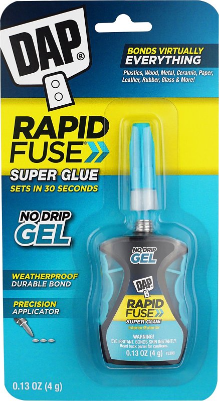 DAP DAP RapidFuse 7079800179 Fast Curing Gel with Gel Control Applicator, Clear PAINT DAP