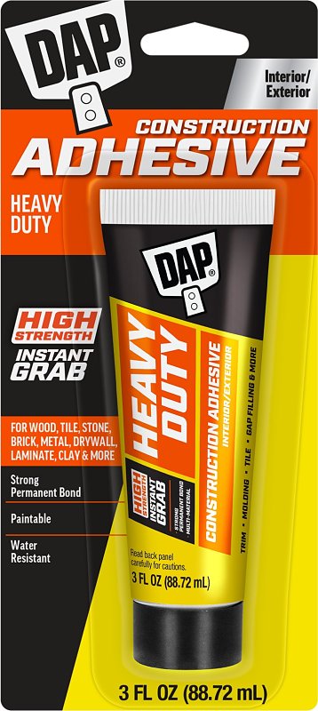 DAP DAP 7079800160 Construction Adhesive, Neutral, 3 oz