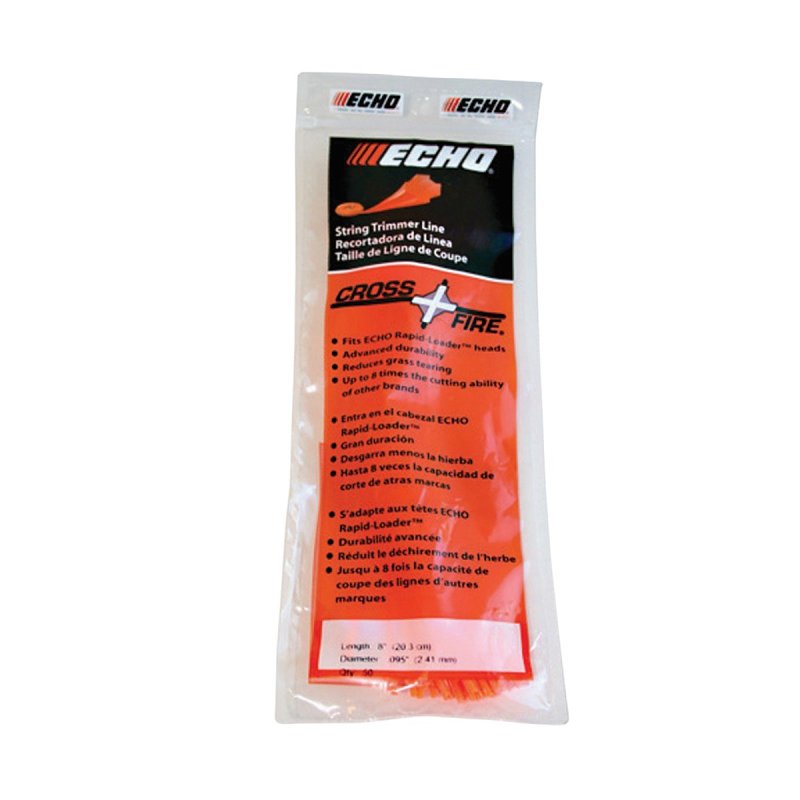 ECHO TRIMMER LINE PRE-CUT 0.095X8IN OUTDOOR LIVING & POWER EQUIPMENT ECHO