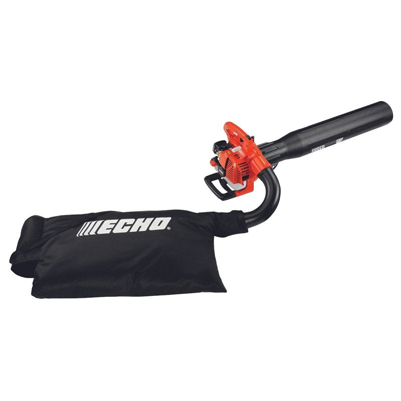 ECHO Echo Shred N Vac ES-250AA Gas Blower/Vacuum, Gas, Oil, 25.4 cc Engine Displacement, 2-Stroke Engine, 391 cfm Air