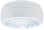 WESTINGHOUSE Westinghouse 8560800 Light Shade, 7-5/8 in Dia, Drum, Mushroom, Glass, White ELECTRICAL WESTINGHOUSE
