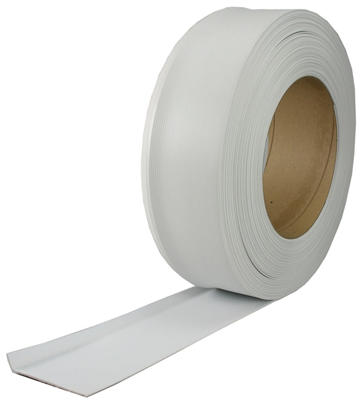 M-D M-D 75929 Wall Base, 120 ft L, 2-1/2 in W, Vinyl, Snow White