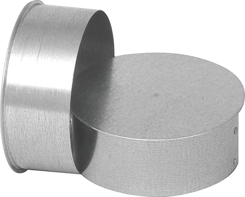IMPERIAL Imperial GV2007 Round End Cap, 6 in Dia, Steel, Galvanized PLUMBING, HEATING & VENTILATION IMPERIAL
