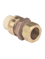 NIBCO INC. Nibco 4733-7-LF Series M26500L Pipe Union, 1/2 in, Slip-Joint x Solder, CPVC, Tan