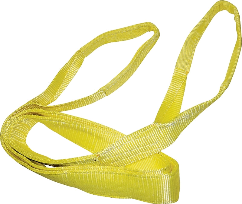 ANCRA Ancra 20-EE2-9803X20 Lifting Sling, 3 in W, 20 ft L, 2-Ply, 8800 lb Vertical Hitch, Polyester, Gray