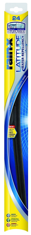 RAIN-X Rain-X Latitude 5079280-2/5079280 Winter Wiper Blade, 24 in, Curved Blade, Rubber AUTOMOTIVE RAIN-X