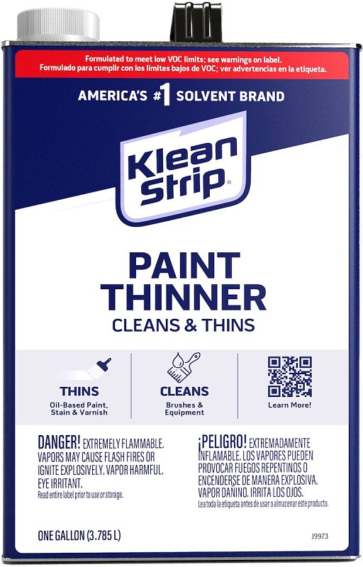 KLEAN STRIP Klean Strip GKPT200SC Paint Thinner, Liquid, White, 1 gal, Can PAINT KLEAN STRIP