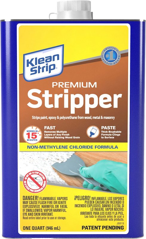 KLEAN STRIP Klean Strip QKPS301 Paint Stripper, 1 qt, Liquid, Aromatic