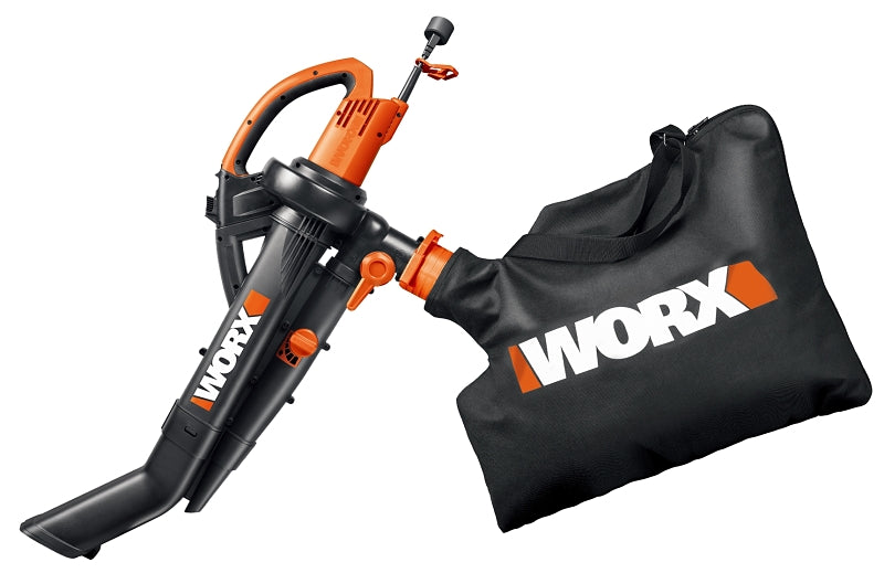 WORX Worx WG505 Leaf Blower, 12 A, 120 V, 350 cfm Air