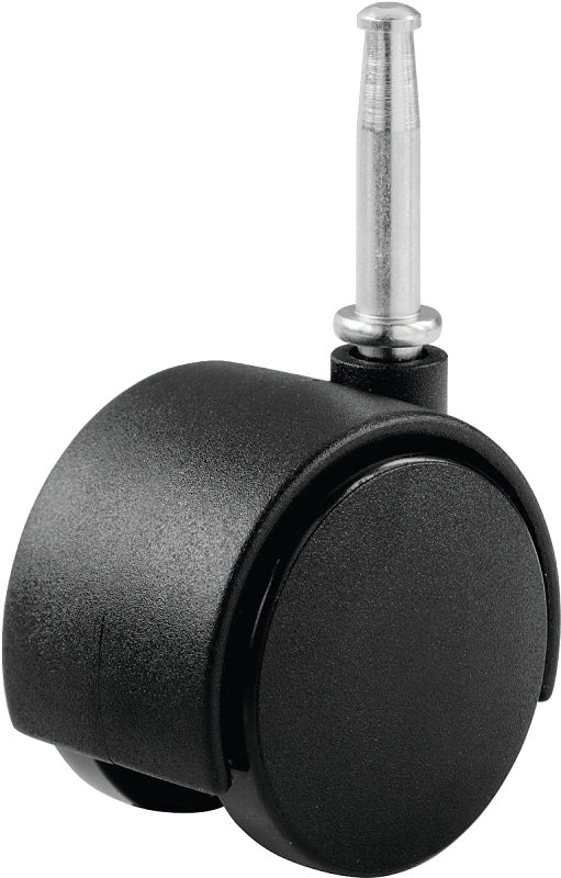 SHEPHERD Shepherd Hardware 9418 Swivel Caster, Stem Mounting, 4.63 in W x 1-3/4 in D x 6.56 in H Dimensions, 2 in Dia Wheel