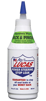 LUCAS OIL Lucas Oil 10008 Power Steering Fluid Light Red, 12 oz Bottle AUTOMOTIVE LUCAS OIL