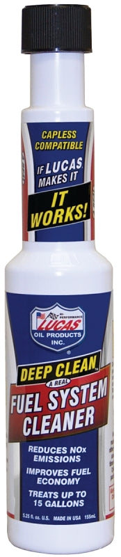 LUCAS OIL Lucas Oil Deep Clean 10669 System Cleaner Straw, 5.25 oz Bottle