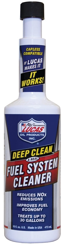 LUCAS OIL Lucas Oil Deep Clean 10512 System Cleaner Straw, 16 oz Bottle AUTOMOTIVE LUCAS OIL